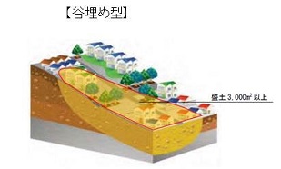谷埋め型